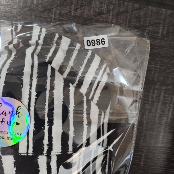 Cocomo Black White Striped Blouse Women's XL – Minimalist‎ Chic Button Front Top - Picture 10 of 10